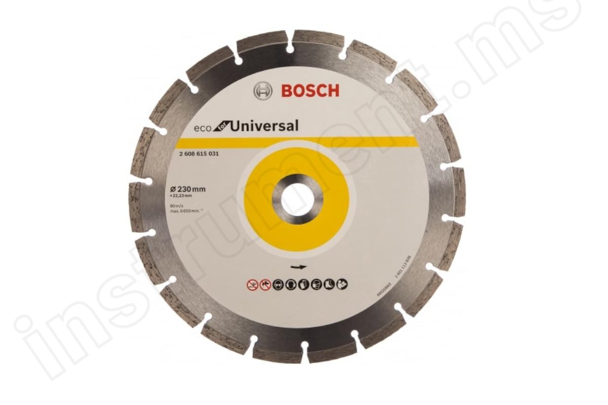 Алмазный диск ECO Universal Bosch d=230х7х22,2мм - фото 1