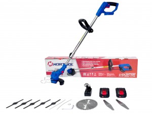 Триммер аккумуляторный Nortool CGT 21, 2 АКБ и ЗУ - фото 1