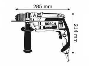 Дрель ударная Bosch HD GSB 16RE, с быстрозажимным патроном   арт.060114E500 - фото 3