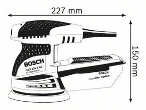 Шлифмашина эксцентриковая Bosch HD GEX 125-1 AЕ   арт.0601387500 - фото 3