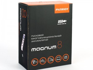 Пусковой многофункциональный аккумулятор PATRIOT MAGNUM 8 - фото 6