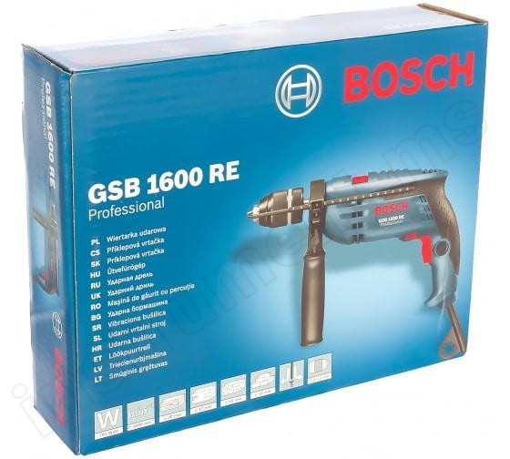 Дрель ударная Bosch HD GSB 1600RE   арт.0601218121 - фото 8
