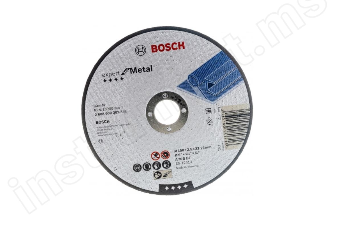 Отрезной круг по металлу Bosch 150х2,5х22 Expert - фото 2