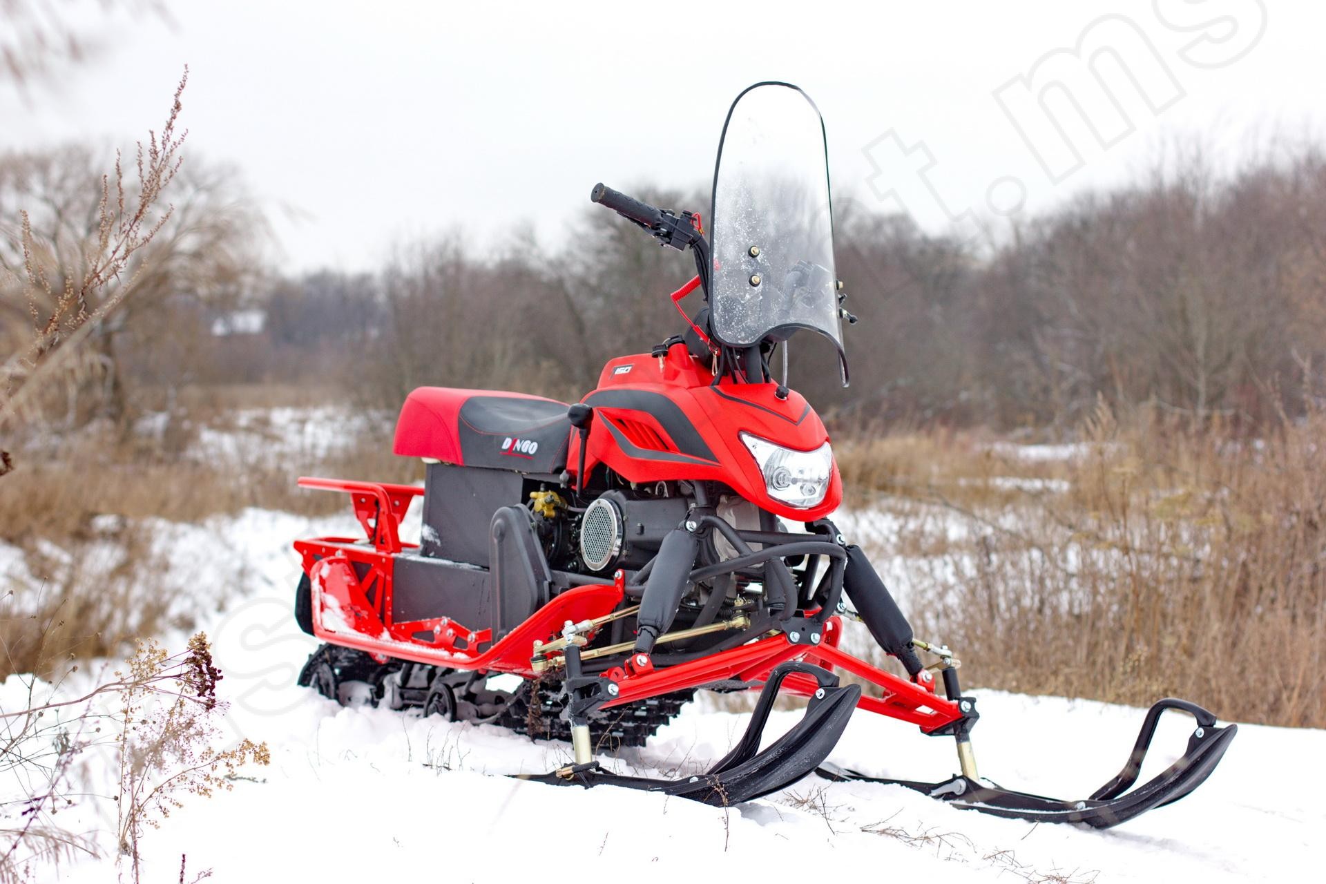 Снегоход IRBIS DINGO T200 2022, красный - фото 3