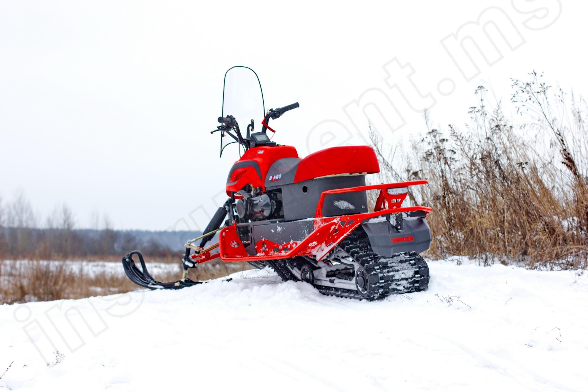 Снегоход IRBIS DINGO T200 2022, красный - фото 5