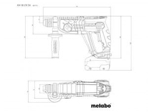Перфоратор аккумуляторный Metabo KH 18 LTX 24 м - фото 3